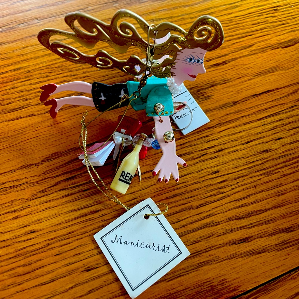 Fanciful flights by Karen Rossi for Silvestri Manicurist ornament nail artist